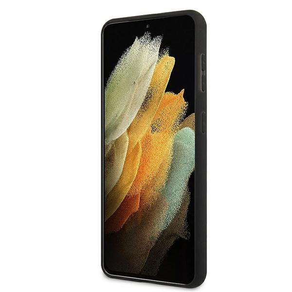 MERCEDES Samsung Galaxy S21 Plus G996 Dynamische Linie Hülle MEHCS21MRCABK Schwarz HardHülle