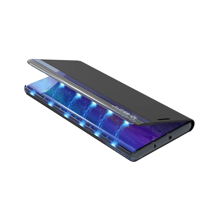 Neues Sleep Case Flip Cover mit Standfunktion für Samsung Galaxy A26 - Schwarz