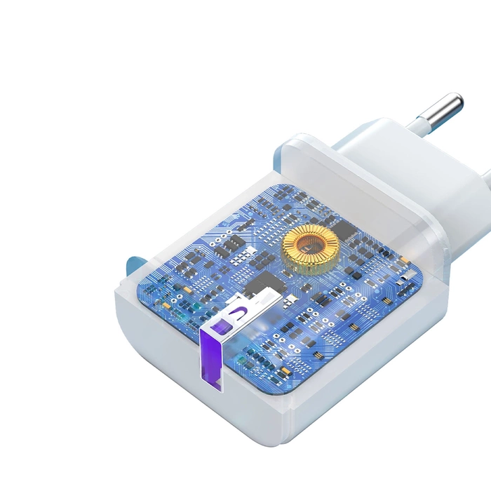 Dudao A20EU USB-A 18W Netzwerkladegerät - Weiß