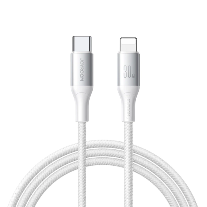 Joyroom S-A28 Flash Series 30W USB-C - Lightning Kabel 2m - weiß