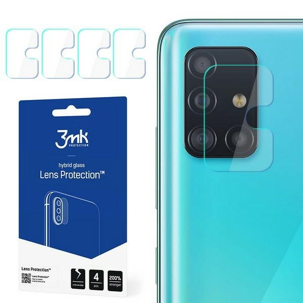 3MK Samsung Galaxy A51 A516 5G Lens Protect Hybrid Glass 4pcs Verre