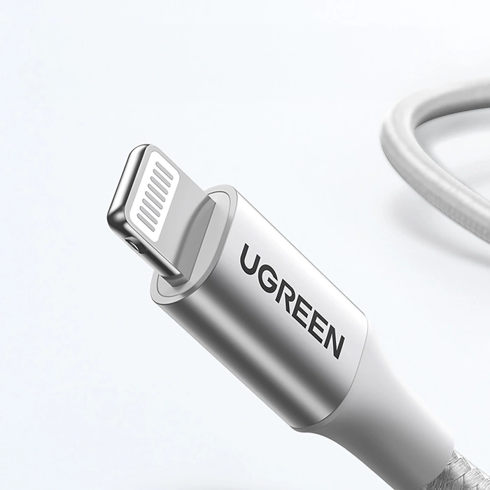 Ugreen USB Typ C - Lightning MFI cable 1 m 3 A 36 W silver (70523)