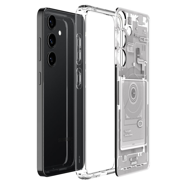 Coque Spigen Ultra Hybrid Galaxy S24 Zero One Blanc Case