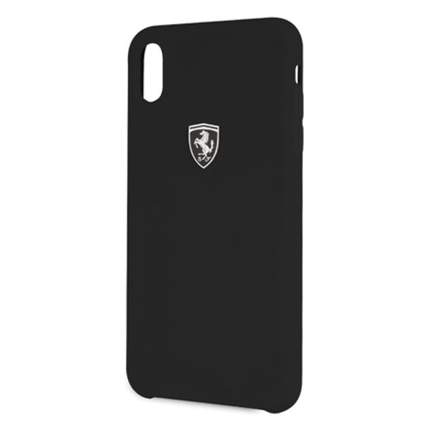 Coque FERRARI Apple iPhone Xs Max Silicone Off Track Black Case