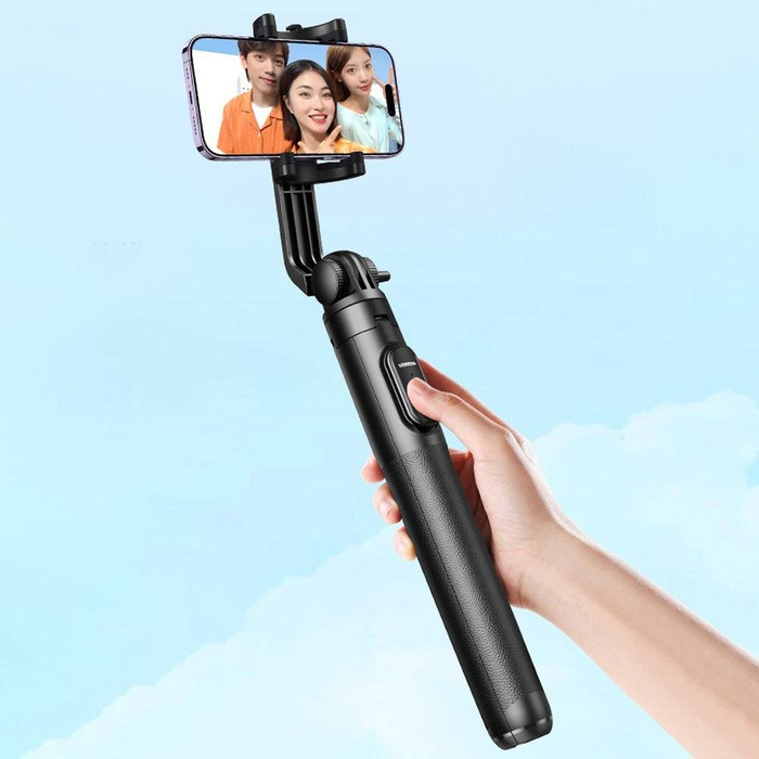 Selfie stick / perche télescopique avec support et télécommande Bluetooth 1.5m Ugreen LP586 - noir