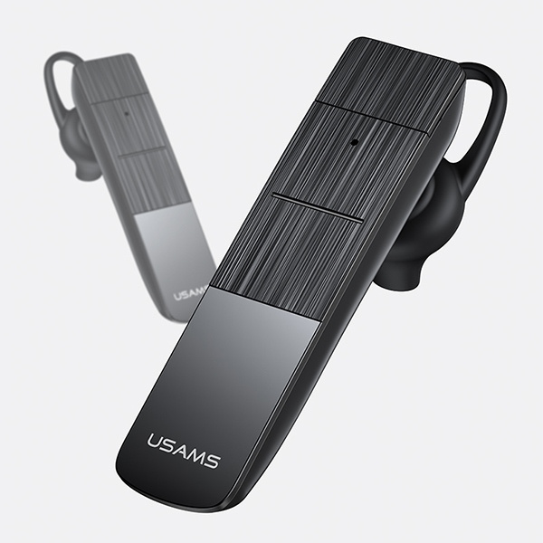 Sluchátka USAMS Bluetooth 5.0 BT2 černá/černá BHUBT201 (USAMS-BT2)