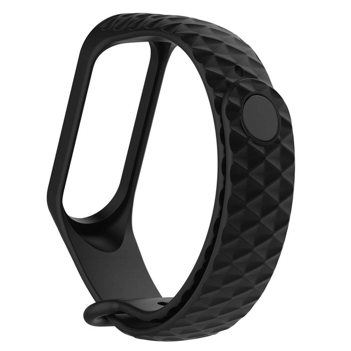 Replacement band strap for Xiaomi Mi Band 4 / Mi Band 3 Diamond black