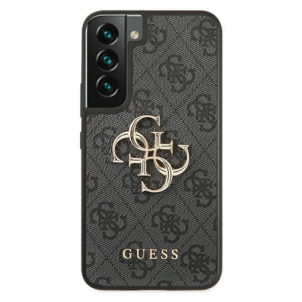 Funda GUESS Samsung Galaxy S22 4G Big Metal Logo Gris Hardcase