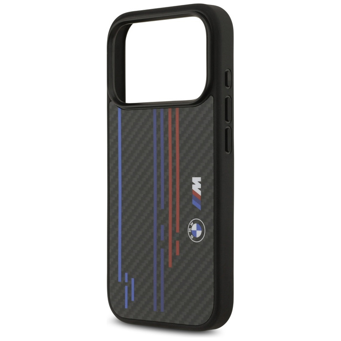 Etui BMW M Kevlar Lines & Logo MagSafe   do iPhone 17 Pro czarny