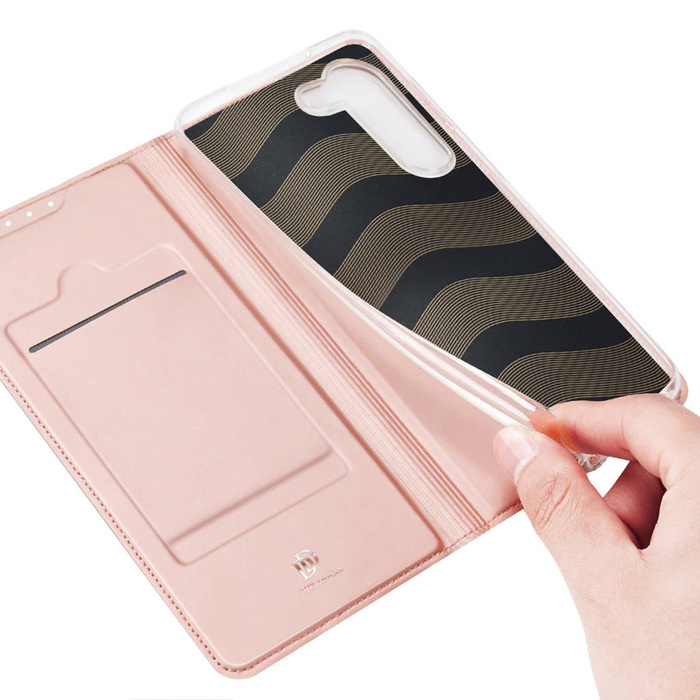 Dux Ducis Skin Pro Hülle für Samsung Galaxy S23+ Flip Cover Card Wallet Stand Pink