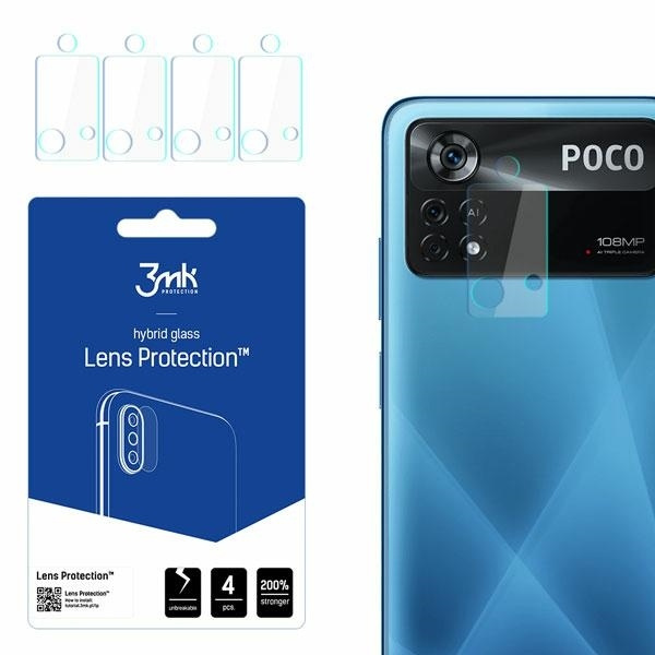 3mk Objektiv Schutz Xiaomi POCO X4 Pro 5G Schutz für Kameraobjektiv 4pcs