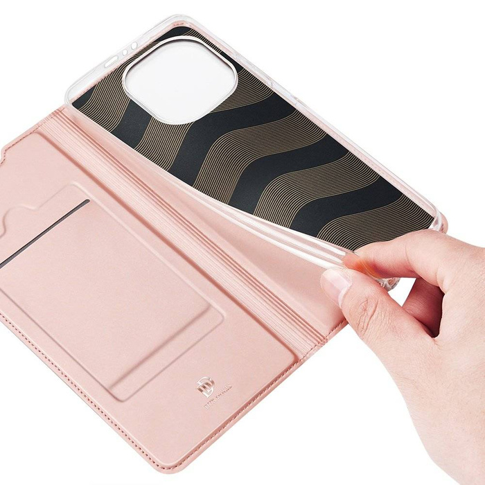 Dux Ducis Skin Pro Holster Cover Flip Cover per Xiaomi Mi 11 Pro rosa