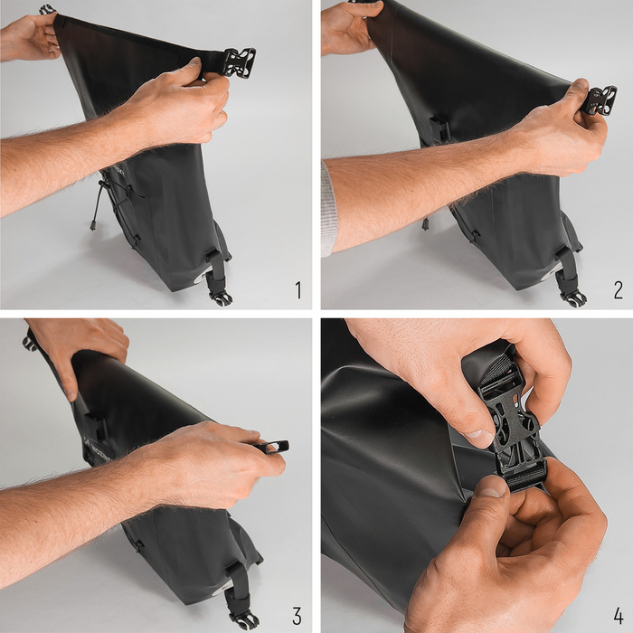 Wozinsky wasserdichte Fahrradtasche Kofferraumtasche 25l gelb (WBB24YE)