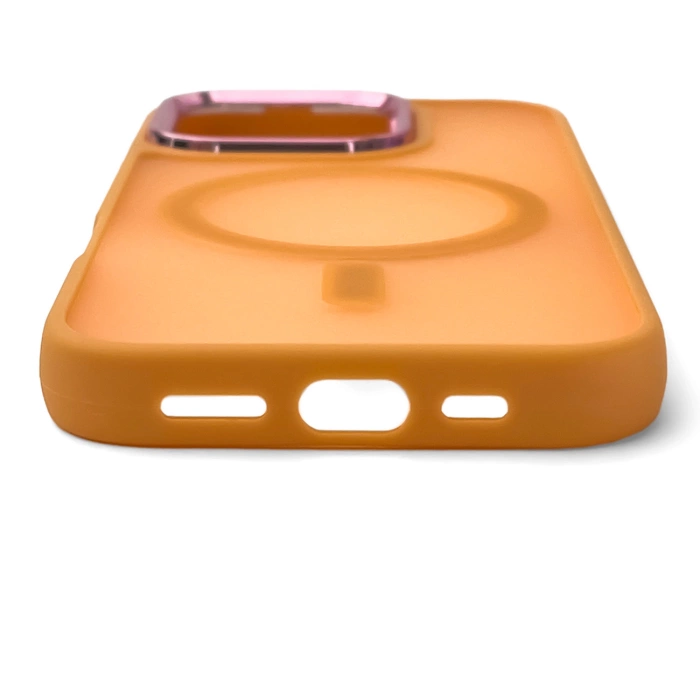 Magnetic Collection MagSafe iPhone 16 Pro Max Case - Orange