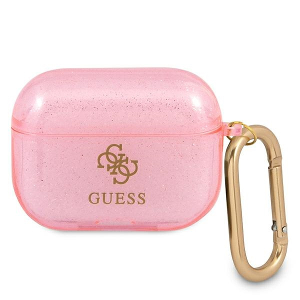 Coque GUESS Apple AirPods Pro Glitter Collection Pink Case
