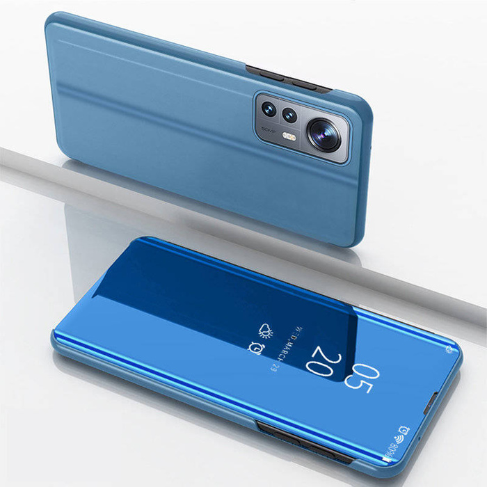 Cover Clear View Case per Xiaomi 12 Lite flip cover blu