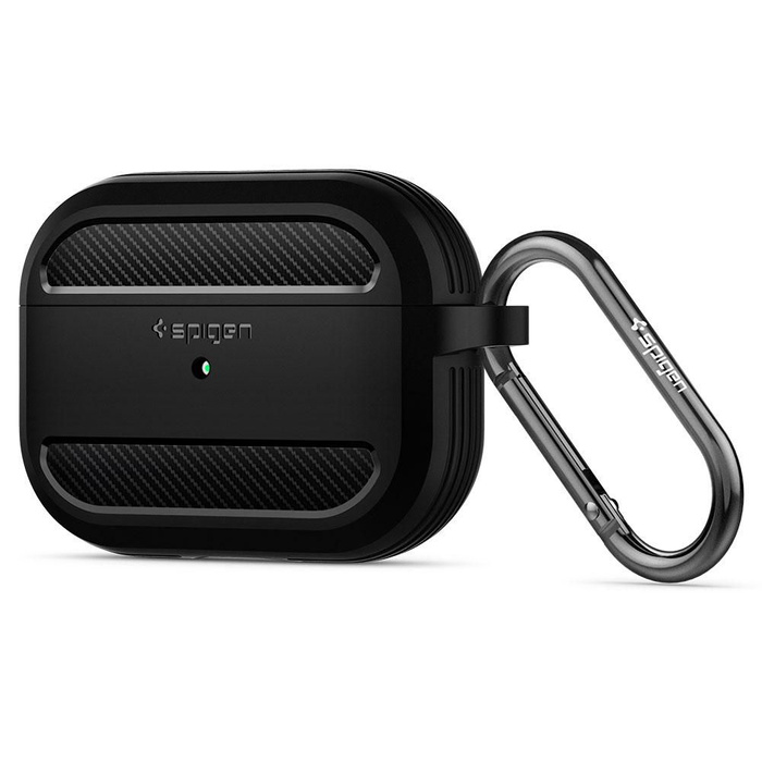 Hülle SPIGEN Rugged Armor Airpods Pro Matte Black Case