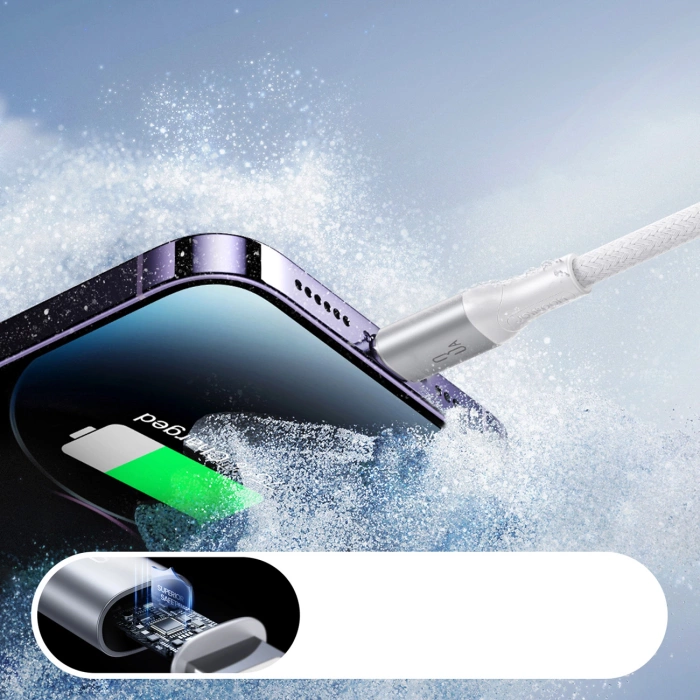 Joyroom S-A28 Flash Series 3A USB-A - Lightning cable 1m - white