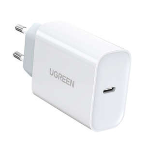 Chargeur adaptateur réseau UGREEN CD127, USB-C, PD3.0, QC4.0, 30W (blanc)