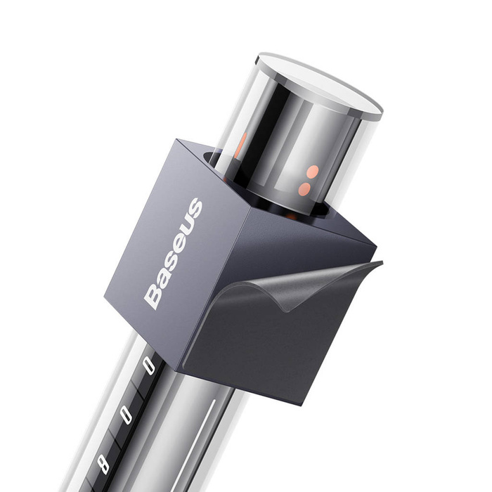 Placa de estacionamiento Baseus para el número de teléfono en el tablero gris