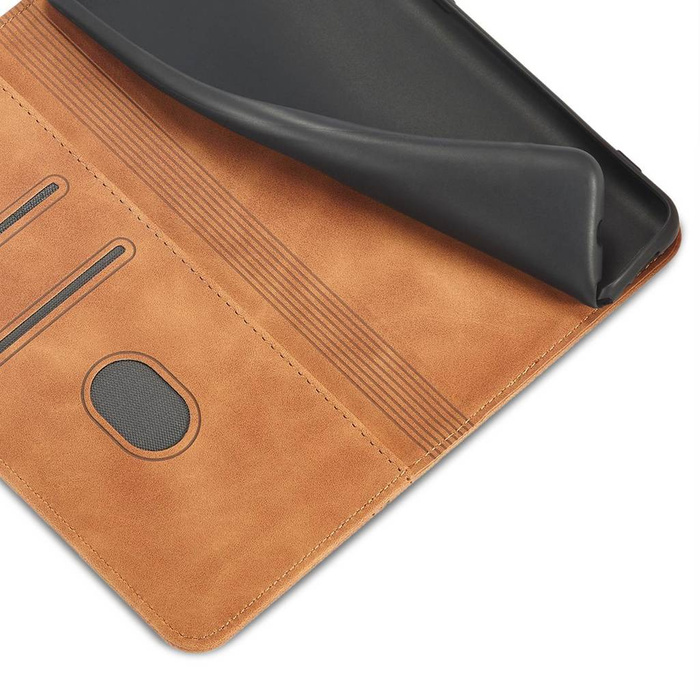 Magnet Fancy Case for Samsung Galaxy S23+ flip cover wallet stand brown