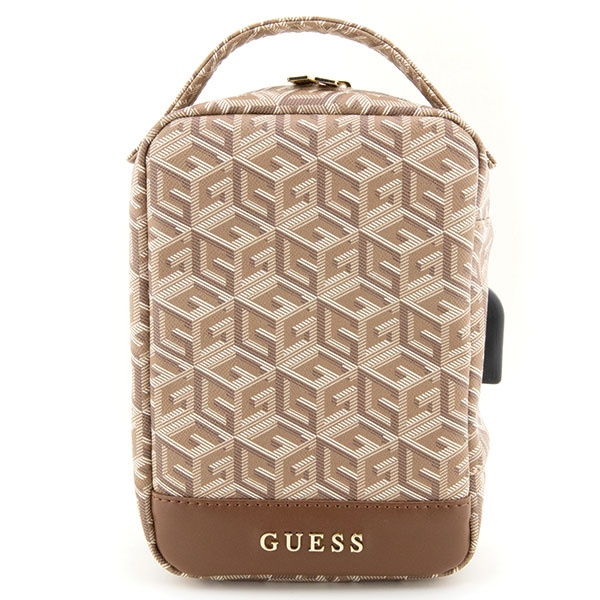 Sac Guess GUHBHGCFSEW Marron/Marron GCube Stripe Organiser