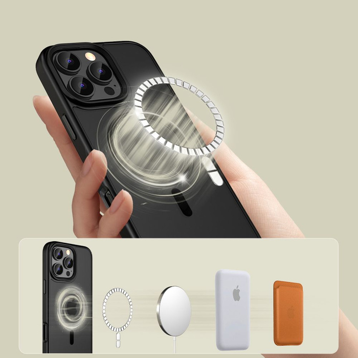 ETUI TECH-PROTECT MAGMAT MAGSAFE IPHONE 16 PRO MAX MATTE BLACK