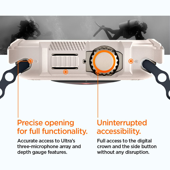 Spigen Rugged Armor Apple Watch ULTRA 1/2 (49 MM) DÜNENBEIGE