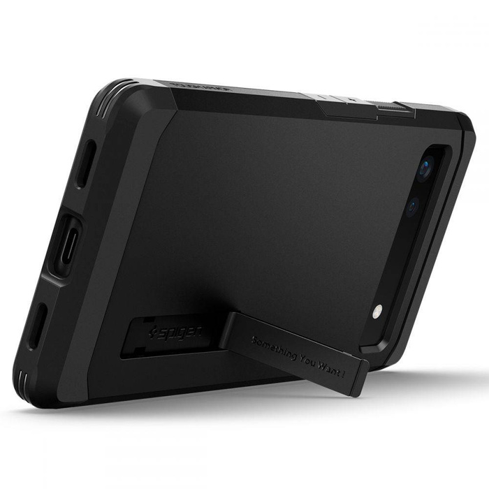 Spigen Tough Armor Google Pixel 6a Funda NEGRO
