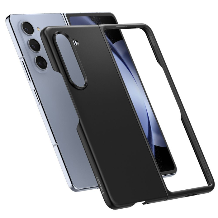 Coque Spigen Peau d'air Galaxy Z Fold 5 Noir Case