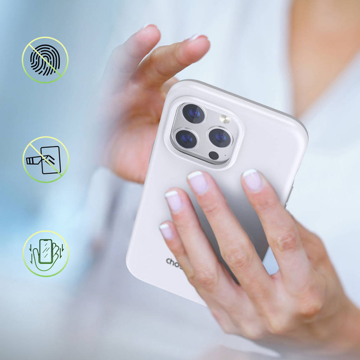 Choetech MFM Anti-drop Made For MagSafe para iPhone 13 Pro blanca (PC0113-MFM-WH)