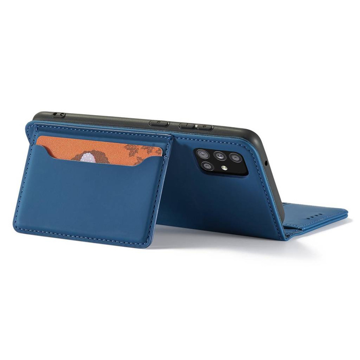 Pouzdro na magnetické karty pro Xiaomi Redmi Note 11 Pro Pouch Card Wallet Card Holder Blue