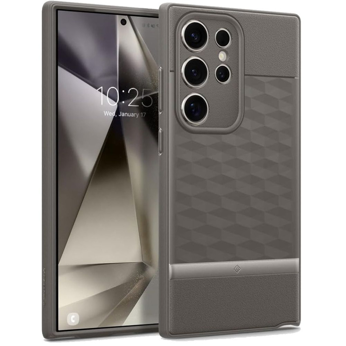 Hülle Caseology Parallaxe Samsung Galaxy S24 Ultra Aschgrau Case
