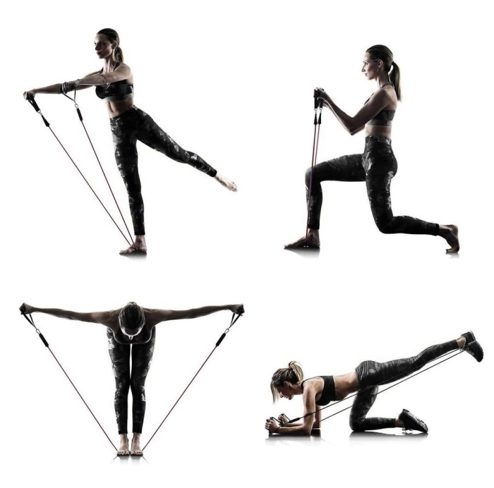 Wozinsky Set Fitnessbänder Übungs-Expander + Zubehör (WRTS5-01)