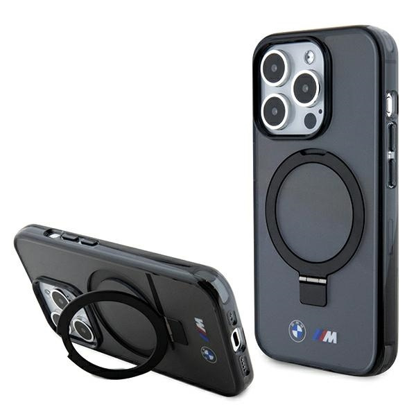 Bmw Bmhmp15xursk IPhone 15 Pro Max 6.7" Black/Black Hardcase Ring Stand M Collection MagSafe