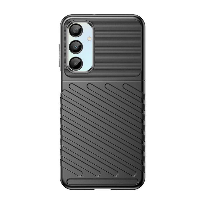 Thunder Case for Samsung Galaxy A26 Silicone Armored Cover - Black