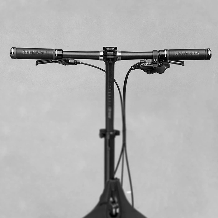 Manopole manubrio bicicletta Rockbros 40210003001 in microfibra - nere
