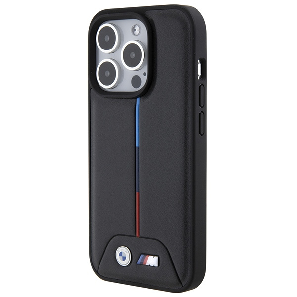 Hülle Bmw Bmhcp15x22pvtk IPhone 15 Pro Max 6,7" Schwarz/Schwarz Hartcase Gesteppt TricolorCase