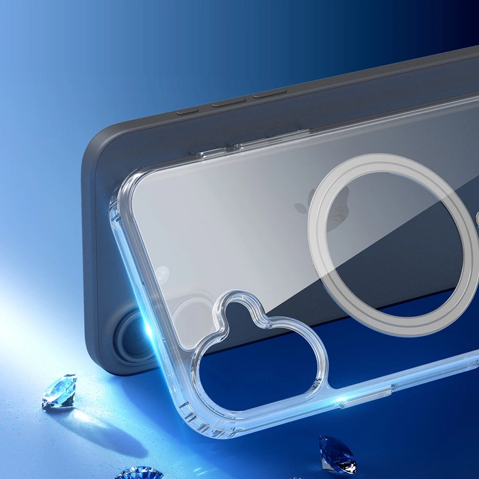 Dux Ducis Clin Mag case with MagSafe for iPhone 16 - transparent