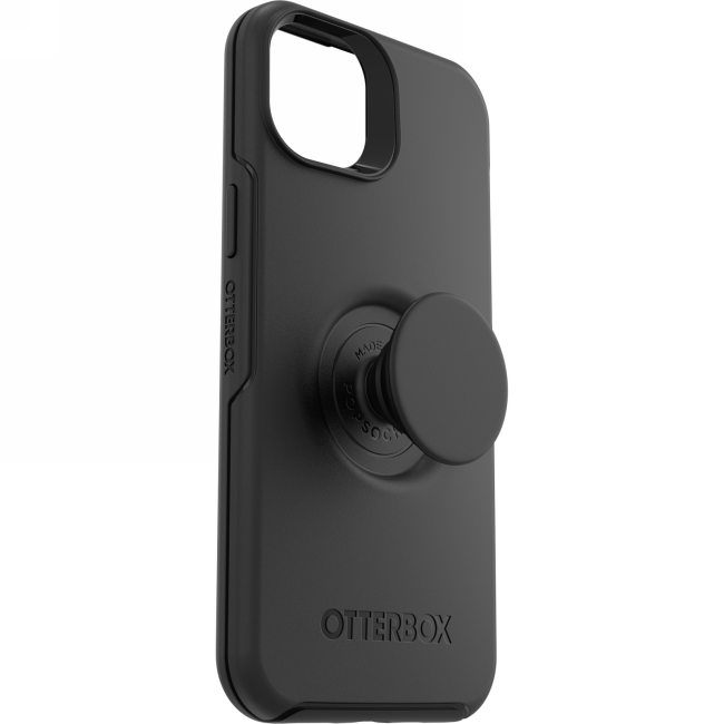 Otterbox Symmetry POP - Schutzhülle mit PopSockets für iPhone 14 Plus (schwarz)
