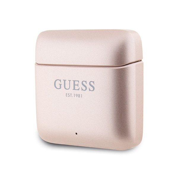 Guess auriculares Bluetooth GUTWSSU20ALEGP TWS + docking station oro rosa/oro rosa Logotipo impreso