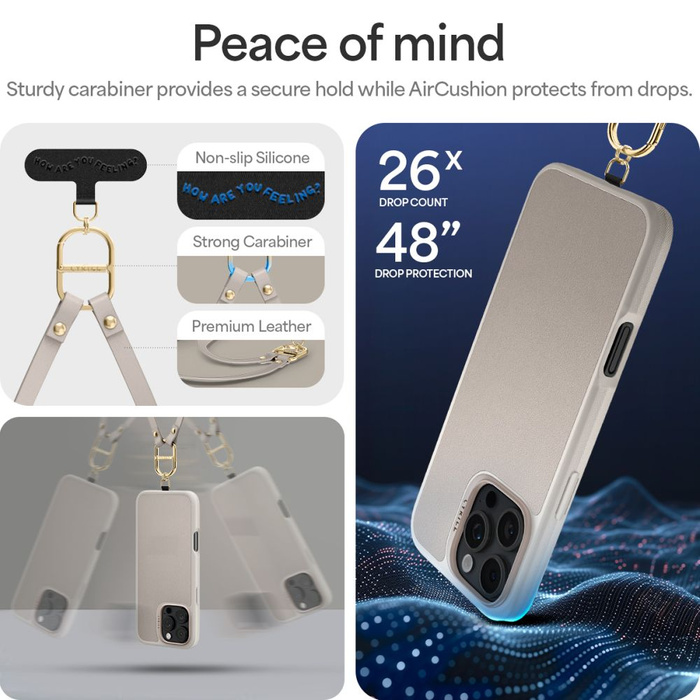 Case Spigen CYRILL KAJUK CLASSIC CHARM Mag MagSafe IPhone 16 PRO MAX CREAM