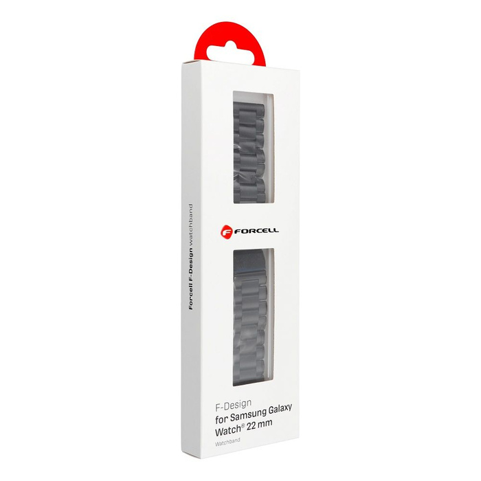 FORCELL F-DESIGN FS06 pasek do SAMSUNG Watch 22 mm czarny