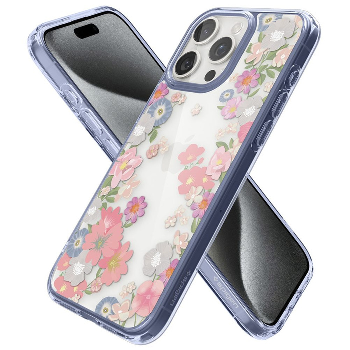 Telefontok Spigen Ultra Hybrid iPhone 15 Pro Blossom
