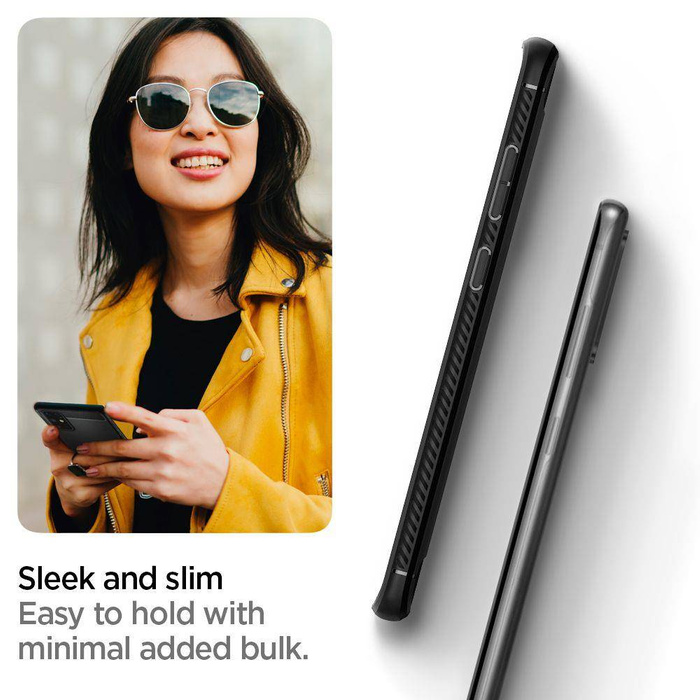 SPIGEN Rugged Armor Samsung Galaxy S20 Plus Mattschwarzes Hülle