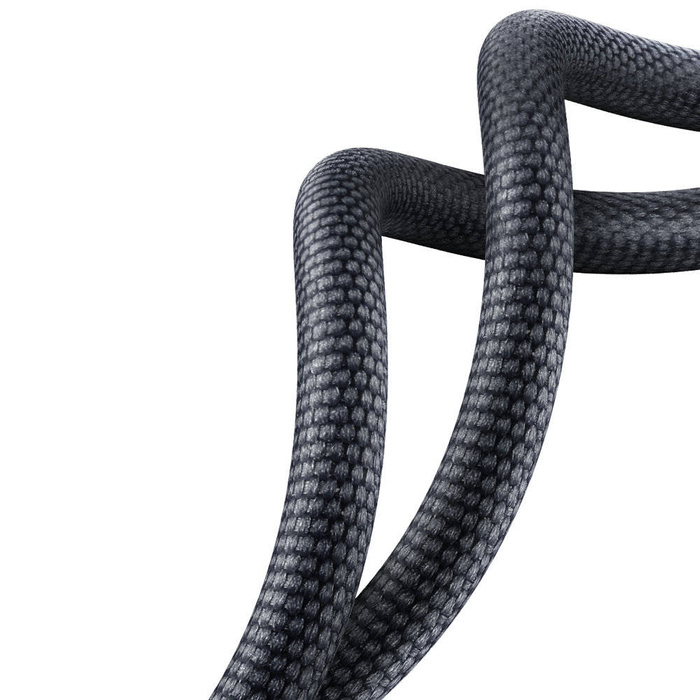 [B WARE] Baseus Crystal Shine Serie Schnelllade-Datenkabel USB Typ A auf USB Typ C100W 1,2m schwarz (CAJY000401)