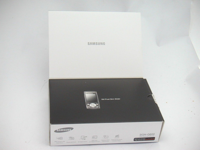 SAMSUNG G600 Black CD, Kábel