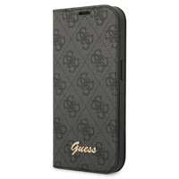 Guess GUBKP14XHG4SHK iPhone 14 Pro Max 6,7" schwarz/schwarz book 4G Vintage Gold Logo