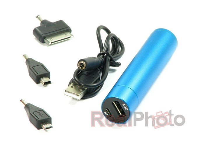 Chargeur de voyage 2000MAH Power Bank Bleu
