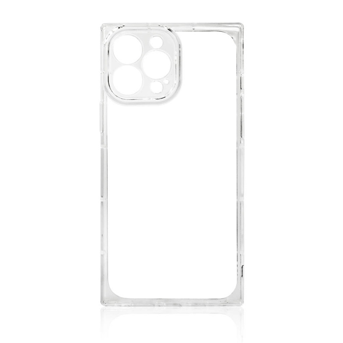 Custodia Square Clear Case per iPhone 13 Pro cover in gel trasparente